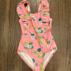 Art Class Target swimsuit Small pink floral